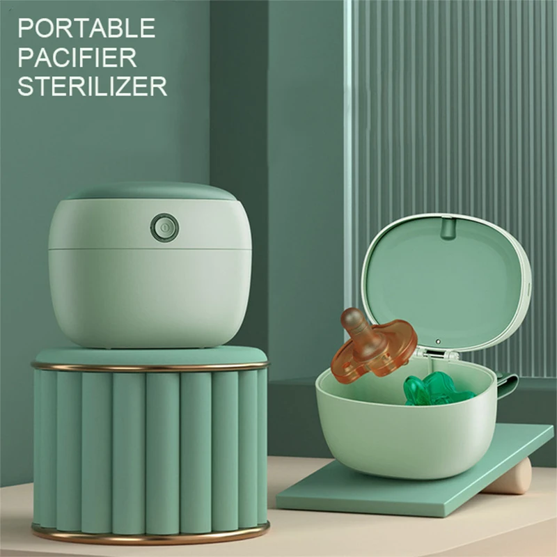 

Baby Bottle Mini UV Sterilizing Box Pacifier For Newborn Nipple Professional Disinfection Health Care Sets Mother Hygiene Kit