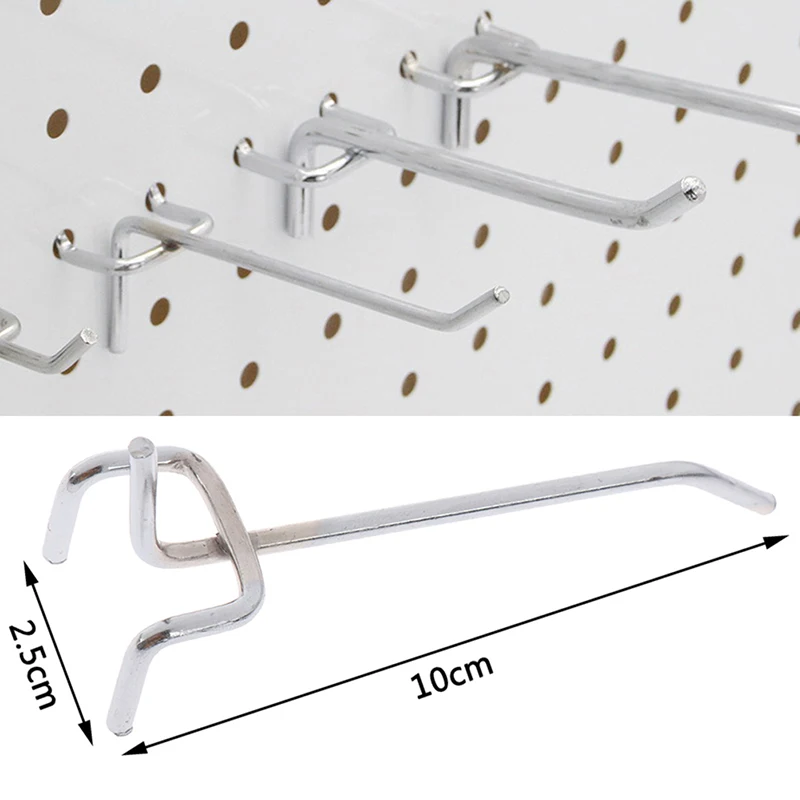 5 pcs 3.5mm thick Hook Panel Perforated Wall Storage Garage Workshop Fixing 10CM High Quality & Durable | Дом и сад