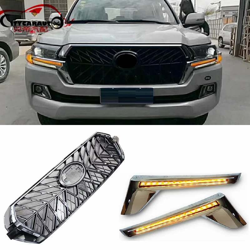 Высококачественная Передняя решетка для гоночных грилей светодиодный АБС