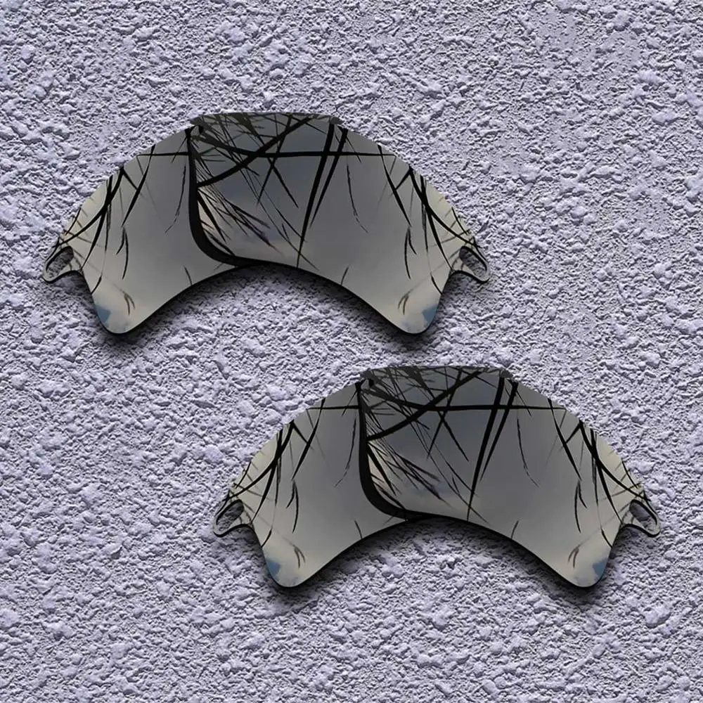 Black-Black 2 Pairs Polarized Replacement Lenses for Oakley Fast Jacket XL Sunglasses- Multiple Choices - Цвет линз: Black-Black