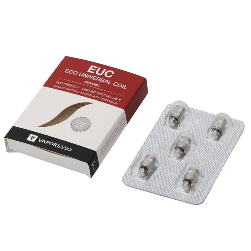 5 шт./лот испаритель керамический EUC 0.5ohm SS316L катушка головка без рукава для ТАРО нано/Туманность/Estoc/Target Pro E-Cig Tank