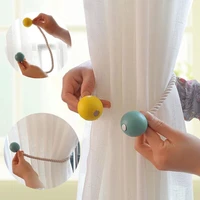 curtain tiebacks decorative lined buckle magnet twist japanese style curtains rope simplicity solid bandage strap accessories