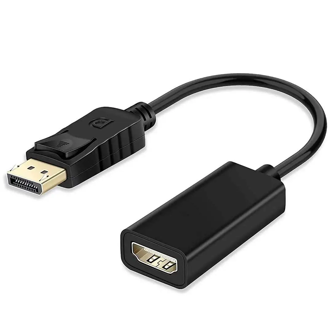 DP to HDMI-compatible Cable Adapter Male To Female For HP/DELL Laptop PC Display Port 1080P Cord Converter | Электроника