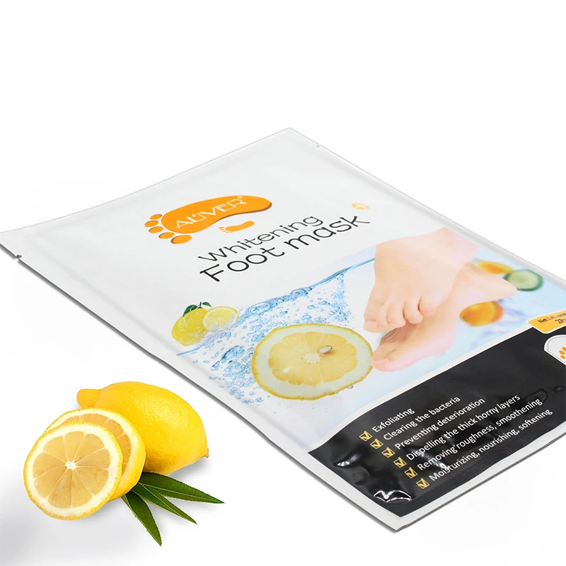 1 пара = 2 шт. отшелушивающая маска для пилинга ног с лимонным увлажняющий