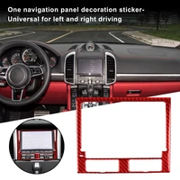 sturdy lightweight universal car red navigation decor sticker excellent panel trim sticker smooth