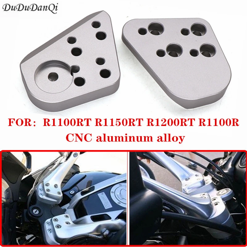 Крепление на руль мотоцикла Серебристый Зажим для BMW R1100RT R1150RT R1100R R1150R R1200RT 1994