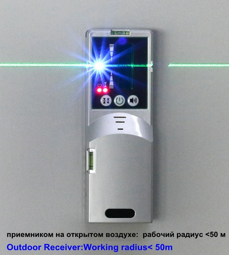 Kaitian 12 линий 3D лазерный уровень 360 с магнитным кронштейном самонивелирующийся горизонтальный и вертикальный крест зеленая и красная линия может использовать приемник