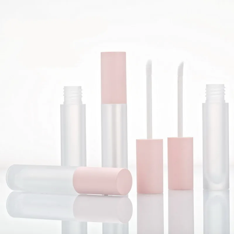 Пустой матовый розовый блеск для губ 10/30/50 шт.|Многоразовые бутылки| |