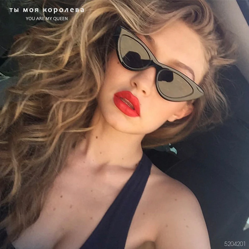 Солнцезащитные очки женские в стиле ретро модные маленькие брендовые