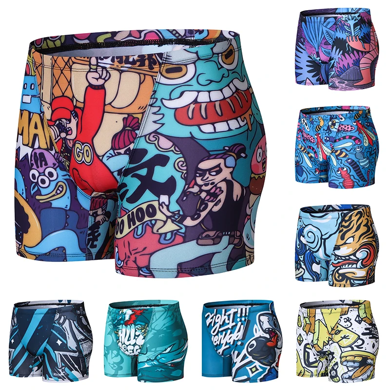 Sexy Summer Swimwear Underwear Men Maillot De Bain Swimsuits Boxer Shorts Swim Trunks Breathable Beach Pool Spa Surf Panties | Спорт и