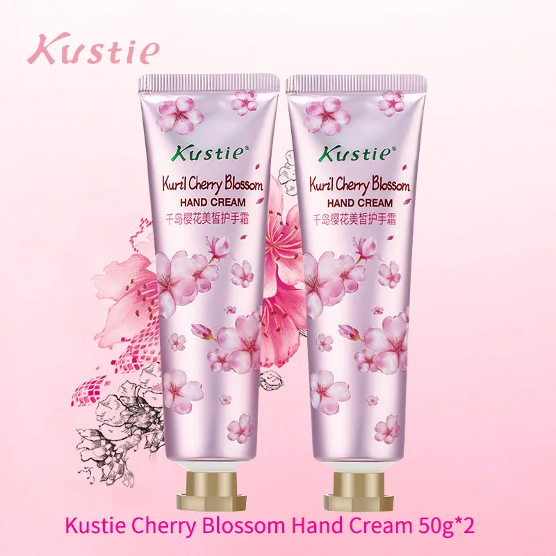 Kustie вишня увлажняющий крем для рук цветок эссенция лосьон против трещин без