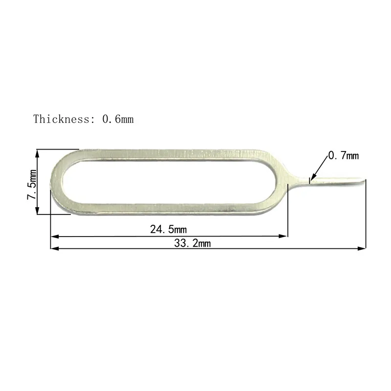 10 шт. универсальный штифт для удаления sim-карт выталкивания игла IPhone Xiaomi Samsung Galaxy