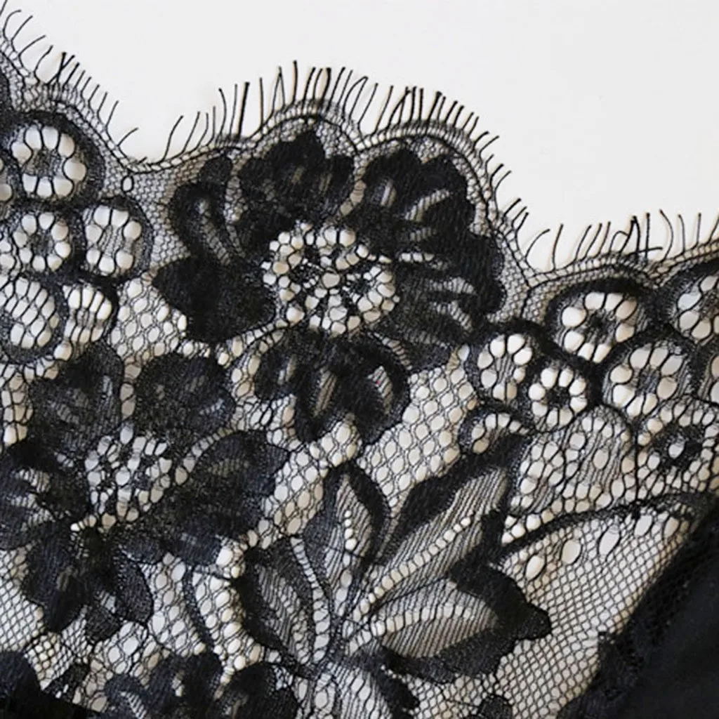 

3XL-5XL Comfortable Plus Size Lace V-Neck Lingerie Set Underwear Backless Nightdress Fashion Sexy Underwear