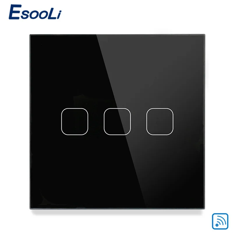 Настенный сенсорный переключатель дистанционного управления для освещения Esooli