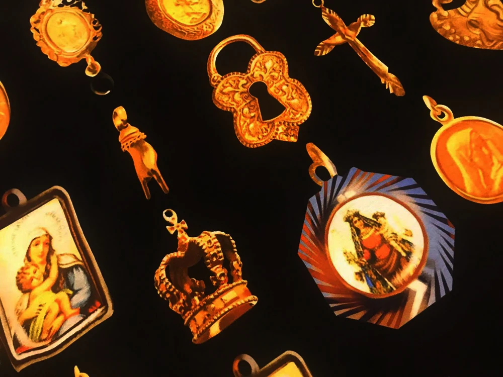 Футболка DUYOU мужская с принтом Девы Марии повседневная тенниска из 100% хлопка