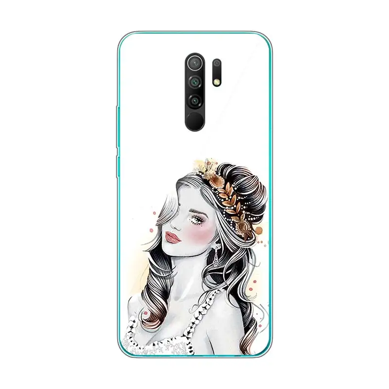 

Chinese Style Sexy Girl For Xiaomi Redmi K30 Ultra K20 10X 9 9A 9C Go 8 8A 7 7A 6 6A 5 5A S2 4X Pro Plus Phone Case