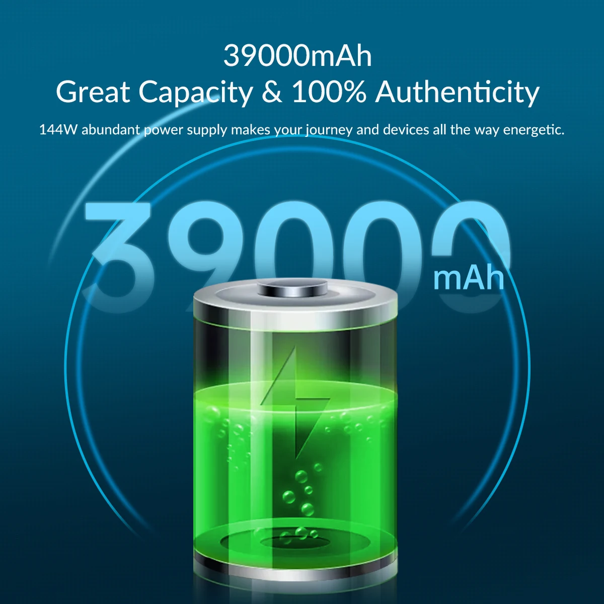 ORICO 39000 мАч портативная электростанция 144Wh PD60W DC AC 150W для экстренной зарядки 1 шт -