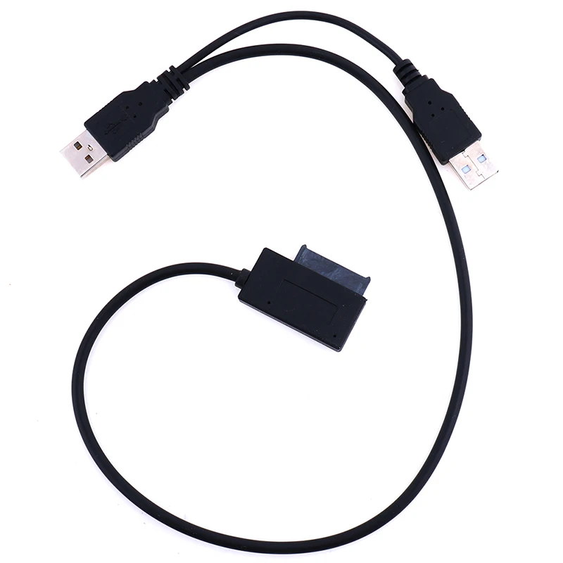 USB2.0 до 6 + 7 13Pin Slimline тонкий кабель SATA с внешним USB 2 0 Питание для ноутбука CD-ROM DVD-ROM