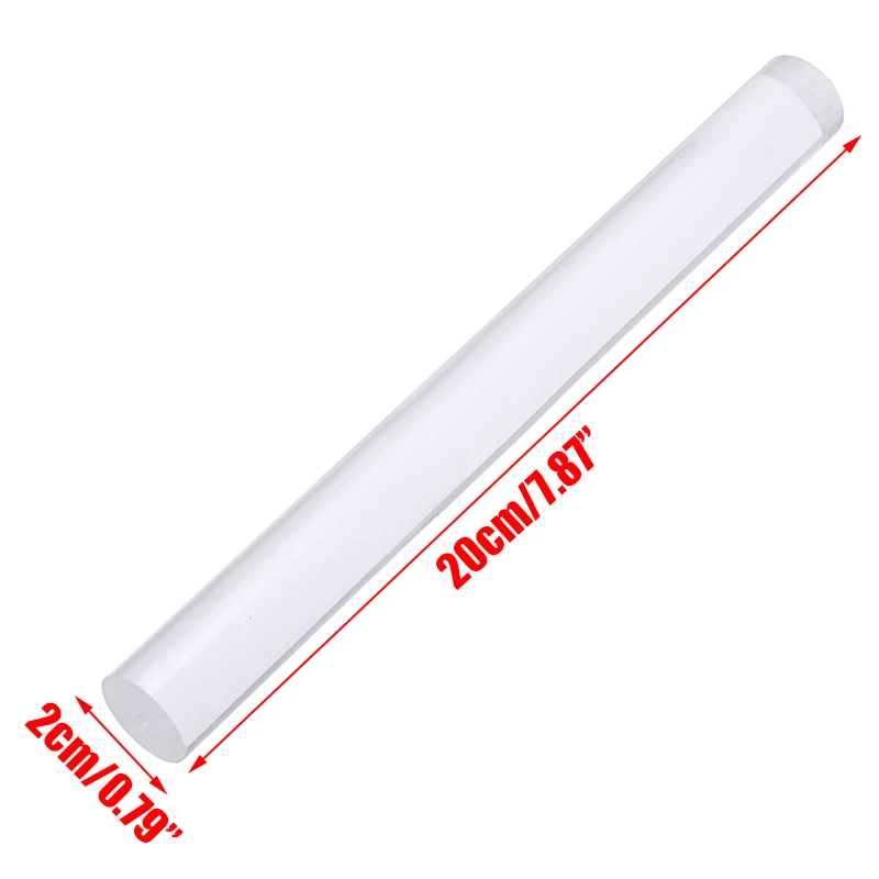 Акриловый прозрачный твердый Скалка светильник акрилового стрежня Fondant