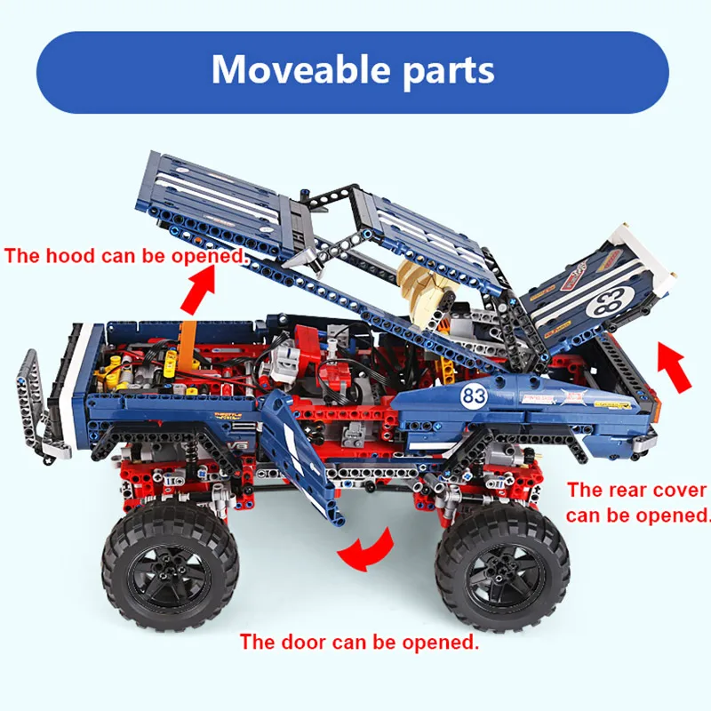 Городской автомобиль Ограниченная серия внедорожников совместим с Technic 20011