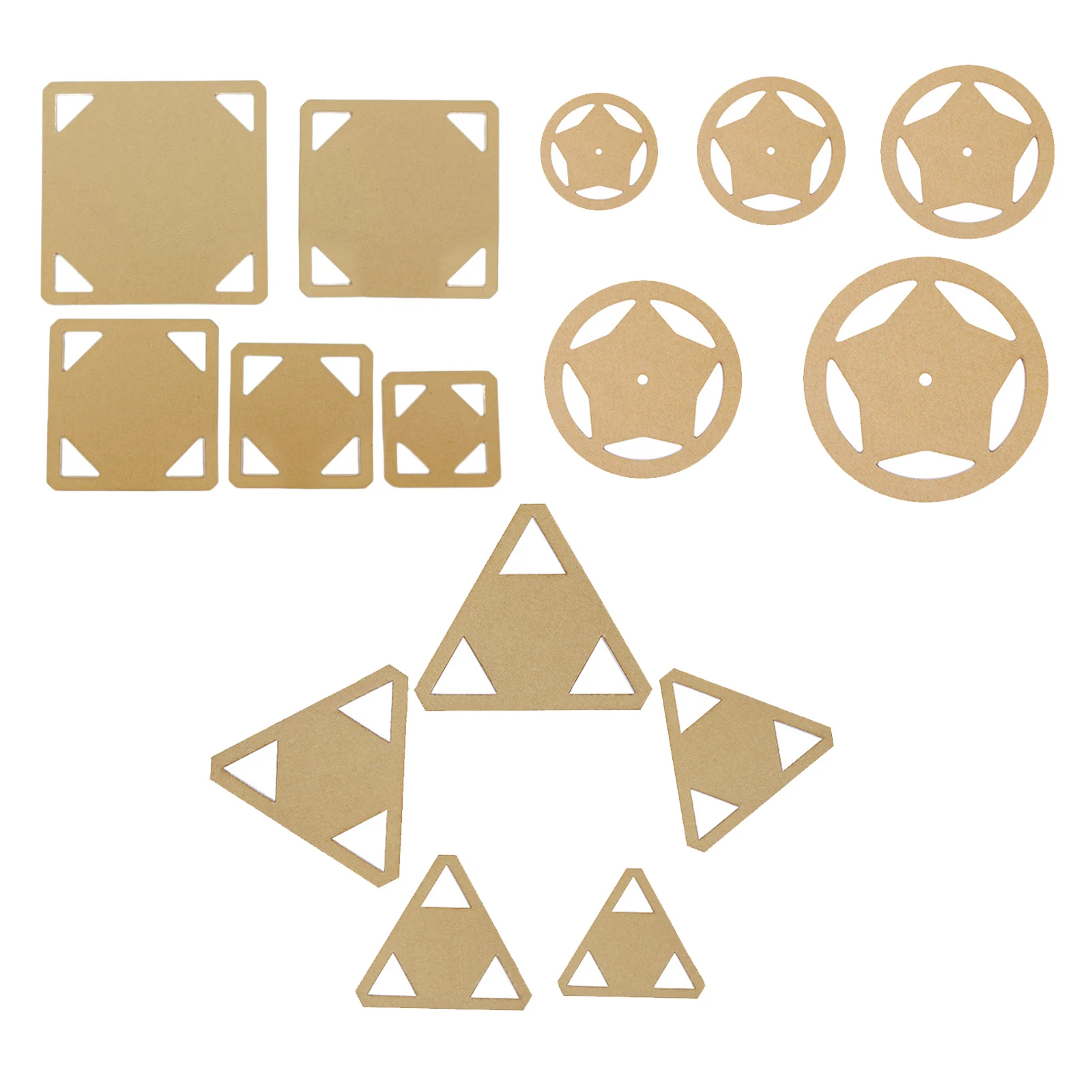

5x Acrylic Quilting Templates Multiple Mixed Stencil Transparent DIY Tool Craft Template Quilting Patchwork Embroidery Sewing