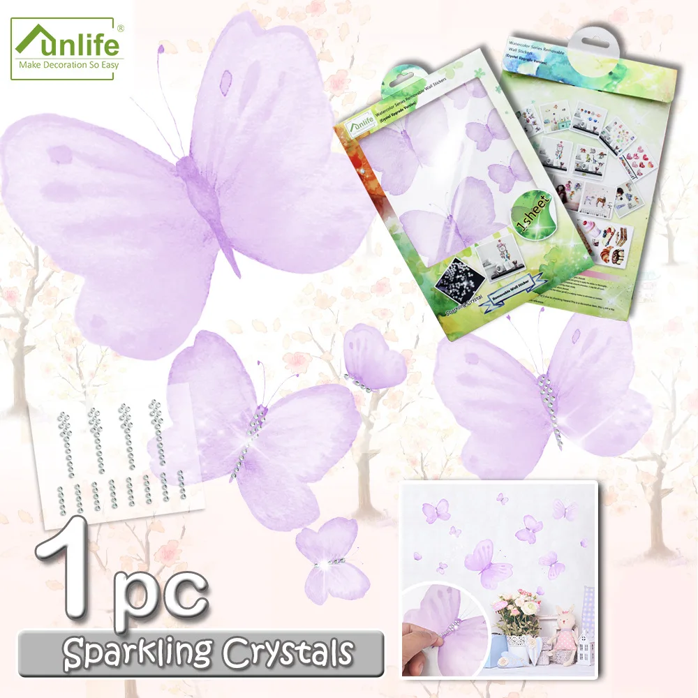 Декоративный стикер для детской комнаты FUNLIFE самоклеящийся украшения стен