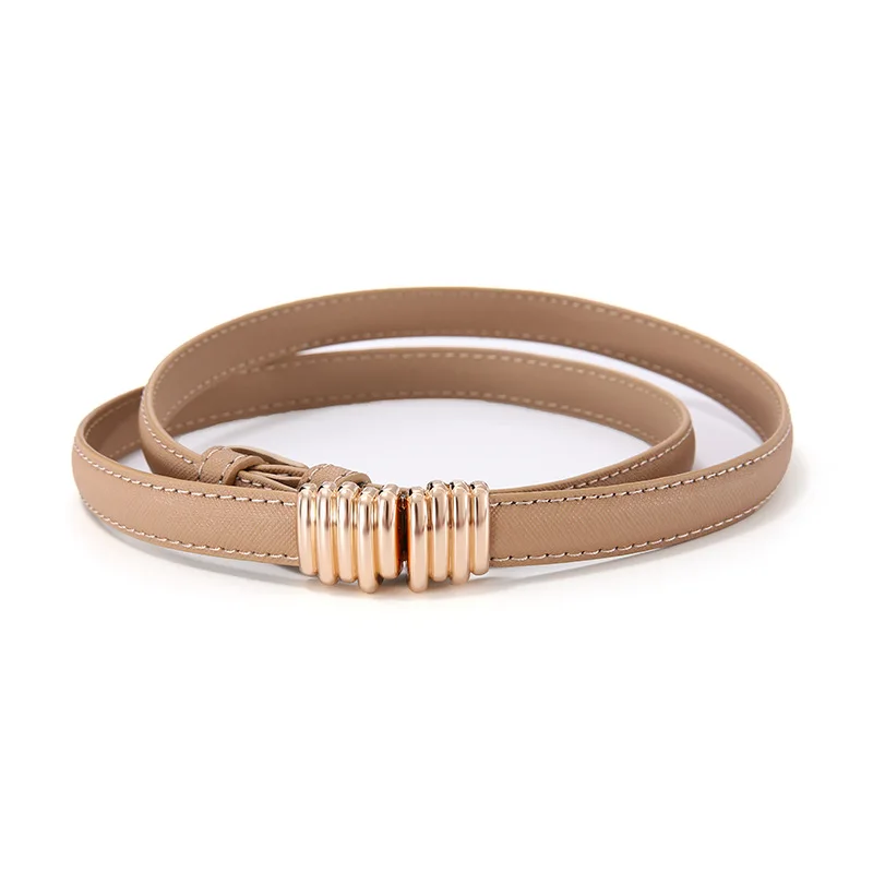 

2021 Designer belts women high quality elastic long belt waist gold buckle fashion luxury brand ceinture femme waistband