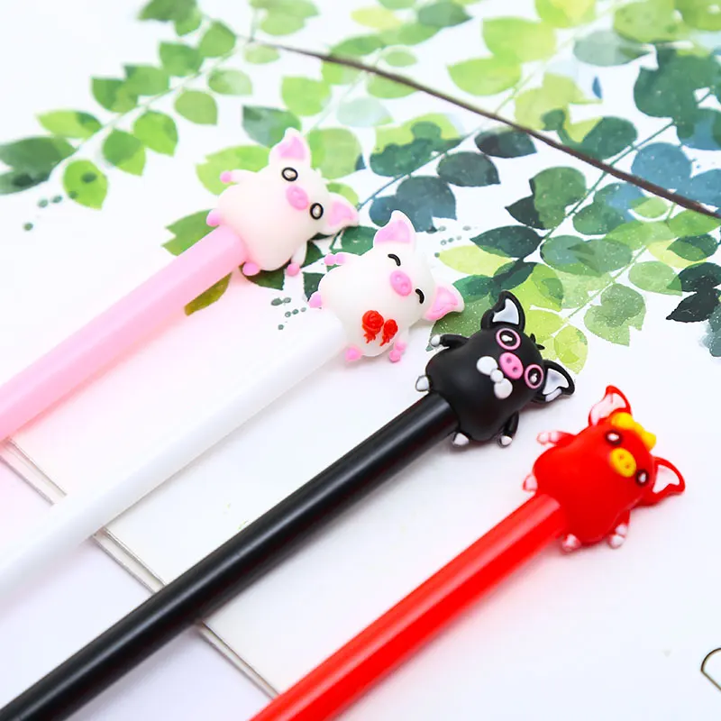 Корейская игольчатая гелевая ручка милые аниме Kawaii школьные офисные