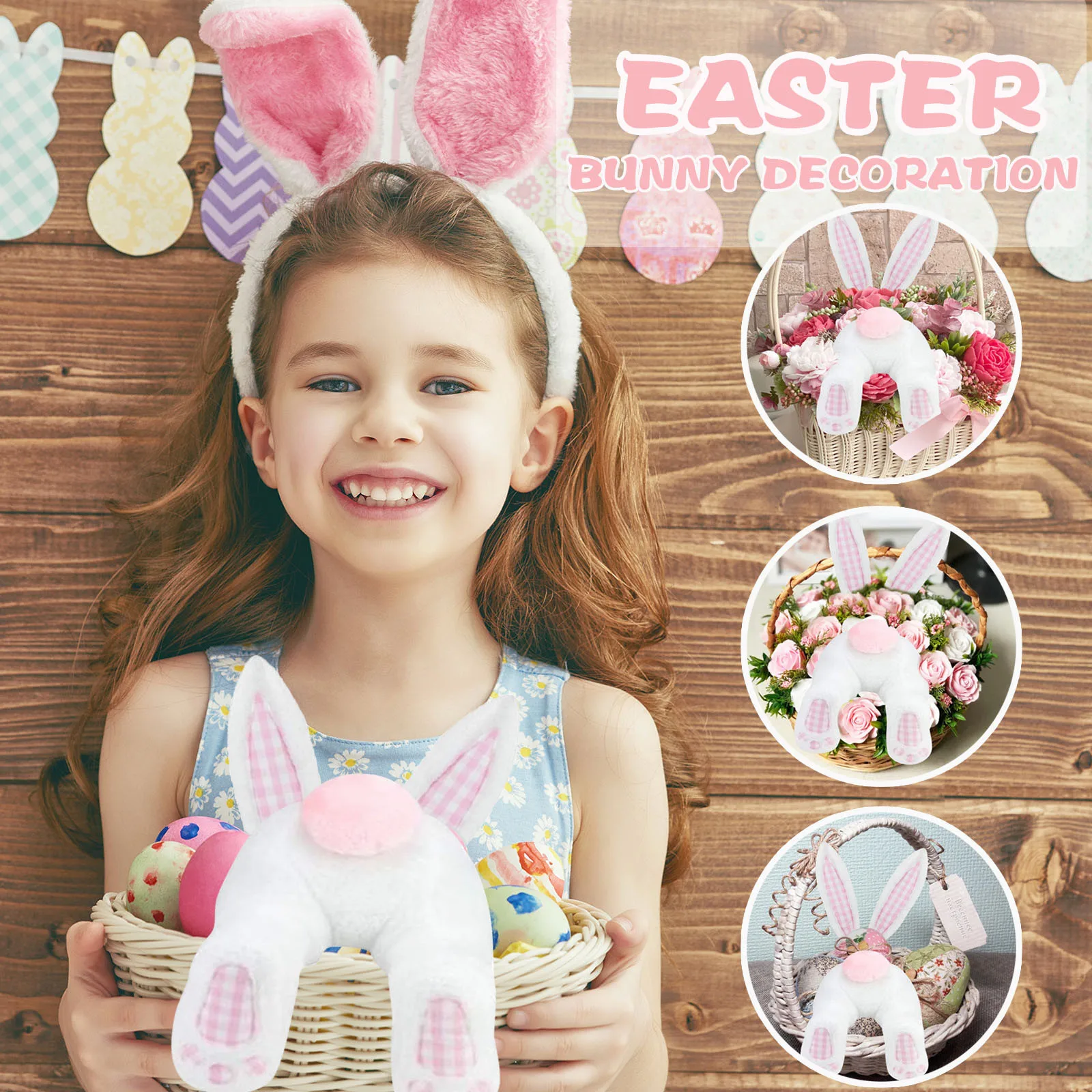 

Easter Door Decorations Bunny Butt Wreath Kit Easter Spring Outdoor Hanging