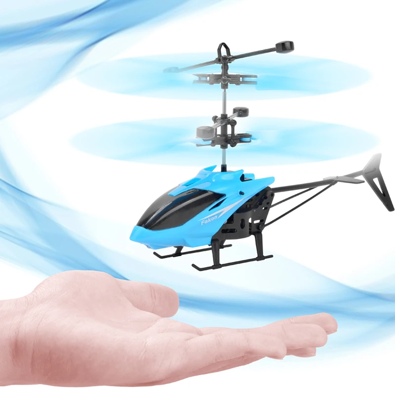 

Mini RC Drone Helicopter Infraed Induction 2 Channel Electronic Funny Suspension Dron Aircraft Quadcopter Small drohne Kids Toys