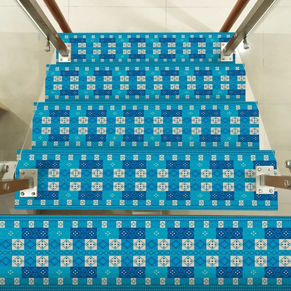 1 шт. самоклеющиеся домашние коврики в турецком стиле для лестницы без клея