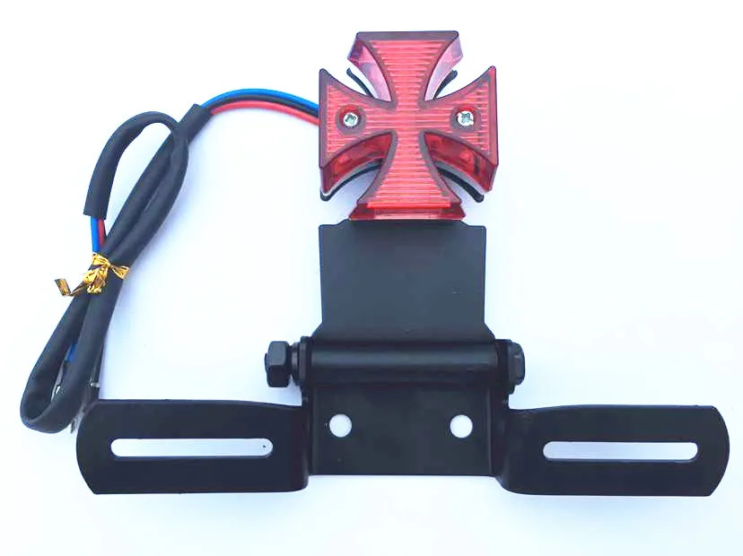 Запчасти для мотоциклов в стиле ретро перекрестный светодиодный задний фонарь