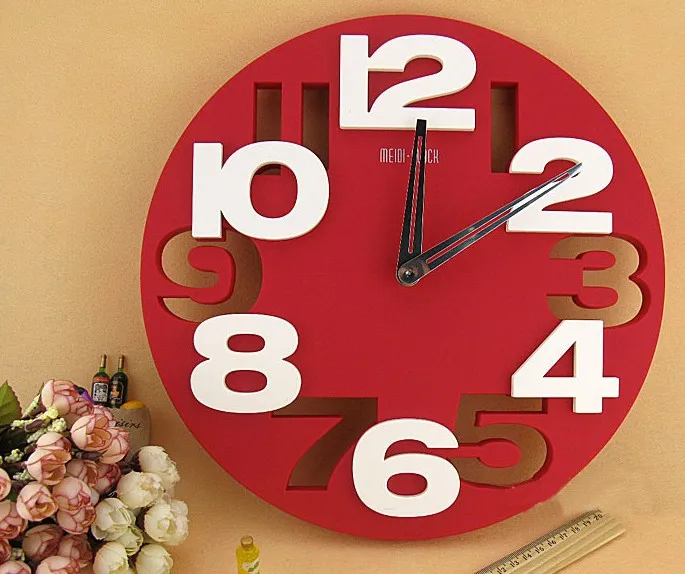 Большие 3d технические Детские креативные современные дизайнерские часы для