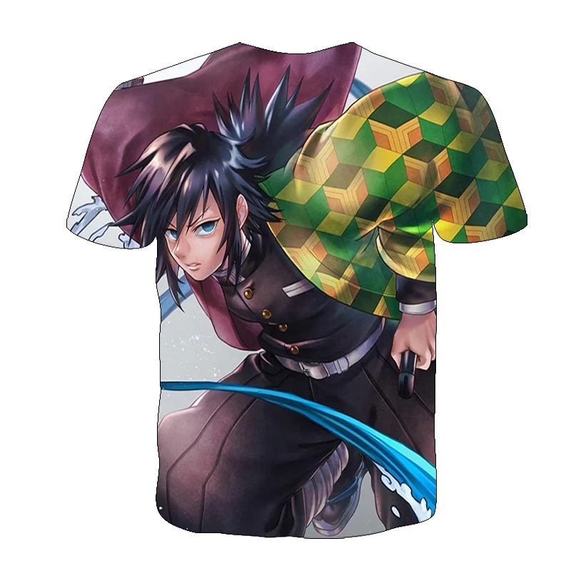 

Ghost 3D Print Japan Anime Cool Blade Boys Harajuku Kids t shirt Graffiti Girls Streetwear Children Clothing Casual Tops 4-14y