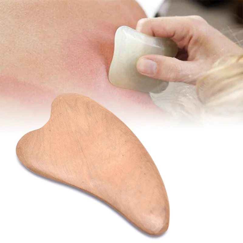 

1Pc Wooden Guasha Tools Massage Board Scraping Board Gua Sha Scraper Body back neck calves Massage Therapy Tool