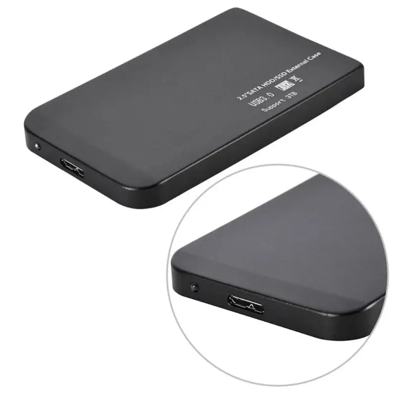 VKTECH алюминиевый сплав 2," USB 3,0 на SATA внешний жесткий диск Корпус HDD чехол 5 Гбит/с HDD корпус высокоскоростной SSD коробка