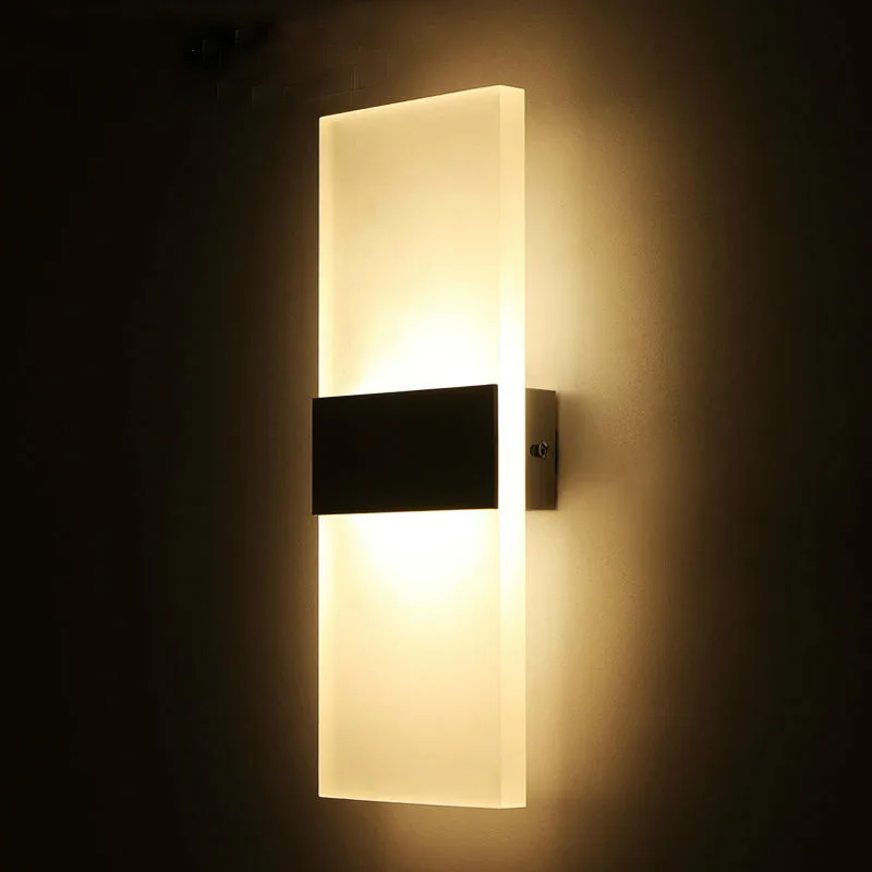 Современный светодиодный акриловый настенный светильник s комнатный 90-260 В Wandlamp