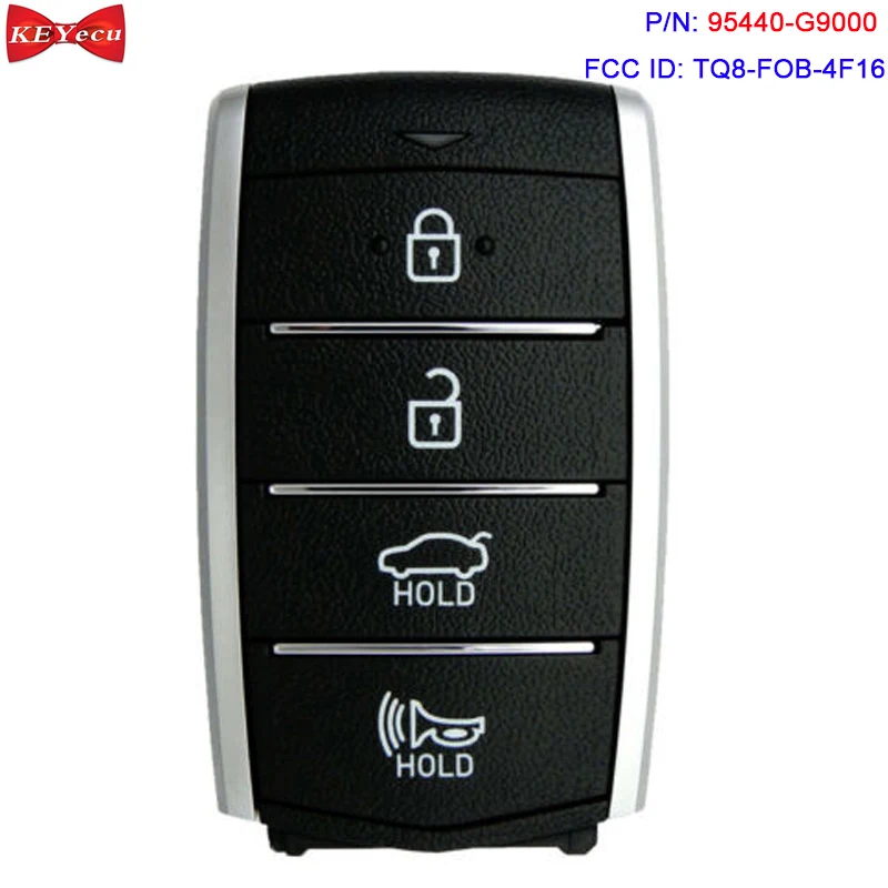 

OEM for Hyundai Genesis G70 2017 2018 2019 Keyless Smart Remote Key Fob 95440-G9000 TQ8-FOB-4F16 433.92MHz 47 Chip