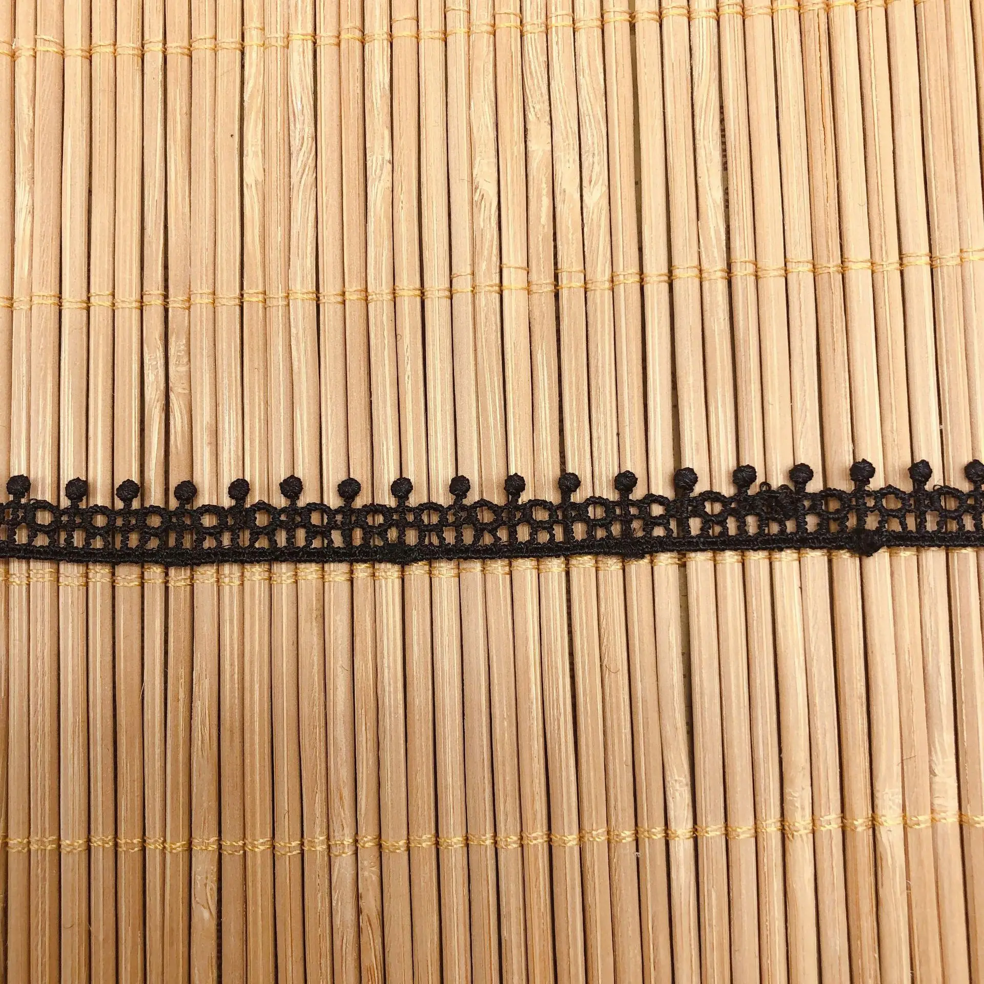 Односторонняя вышитая кружевная ткань 5Y для рукоделия ожерелье ручной работы