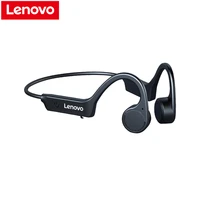 lenovo bluetooth wireless earphone women men sport headset hifi headphone waterproof handsfree headset with noise reduction mic