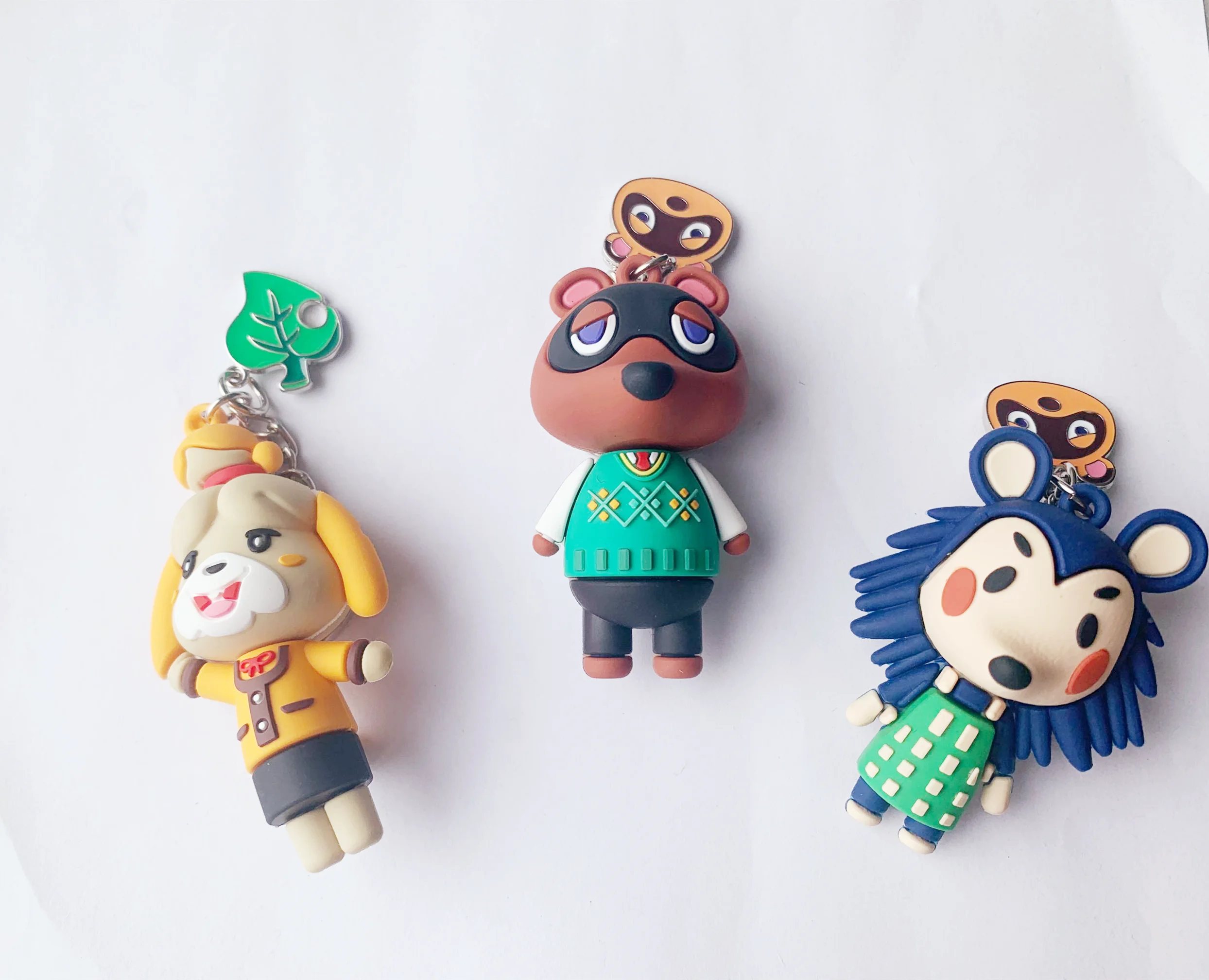 Животные рождественские силикагель аксессуары для ключей модные игры животных