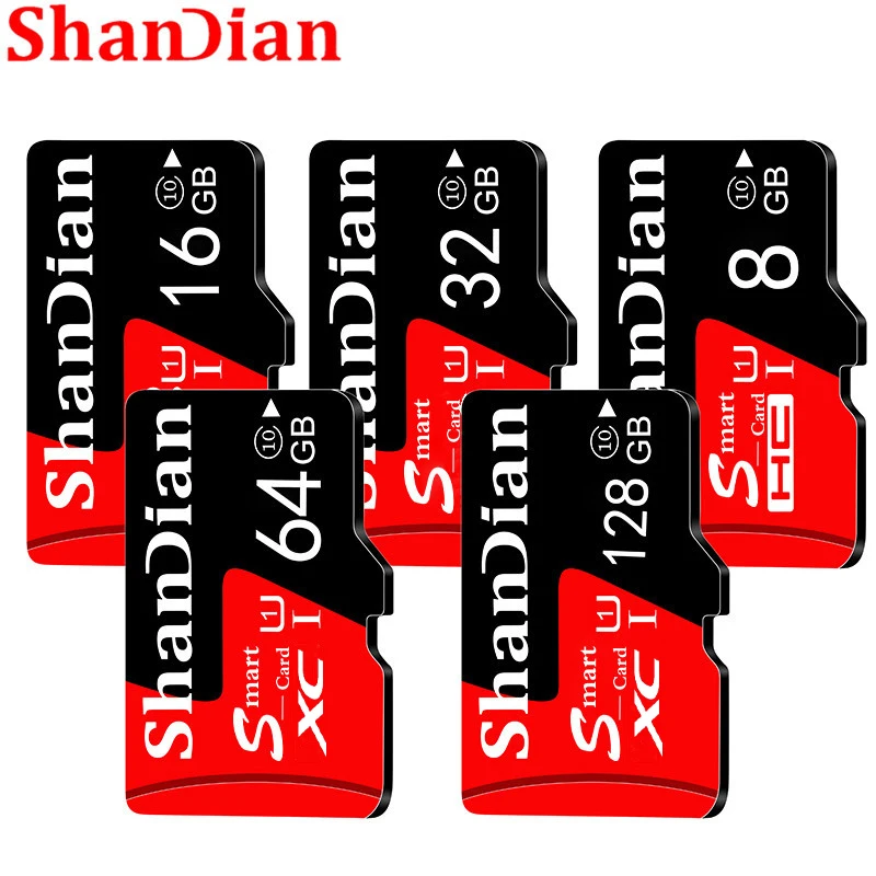 Новейшая смарт карта sd 8 ГБ 16 32 64 Гб 128 SDXC/SDHC класс 10 флэш памяти sdcard для