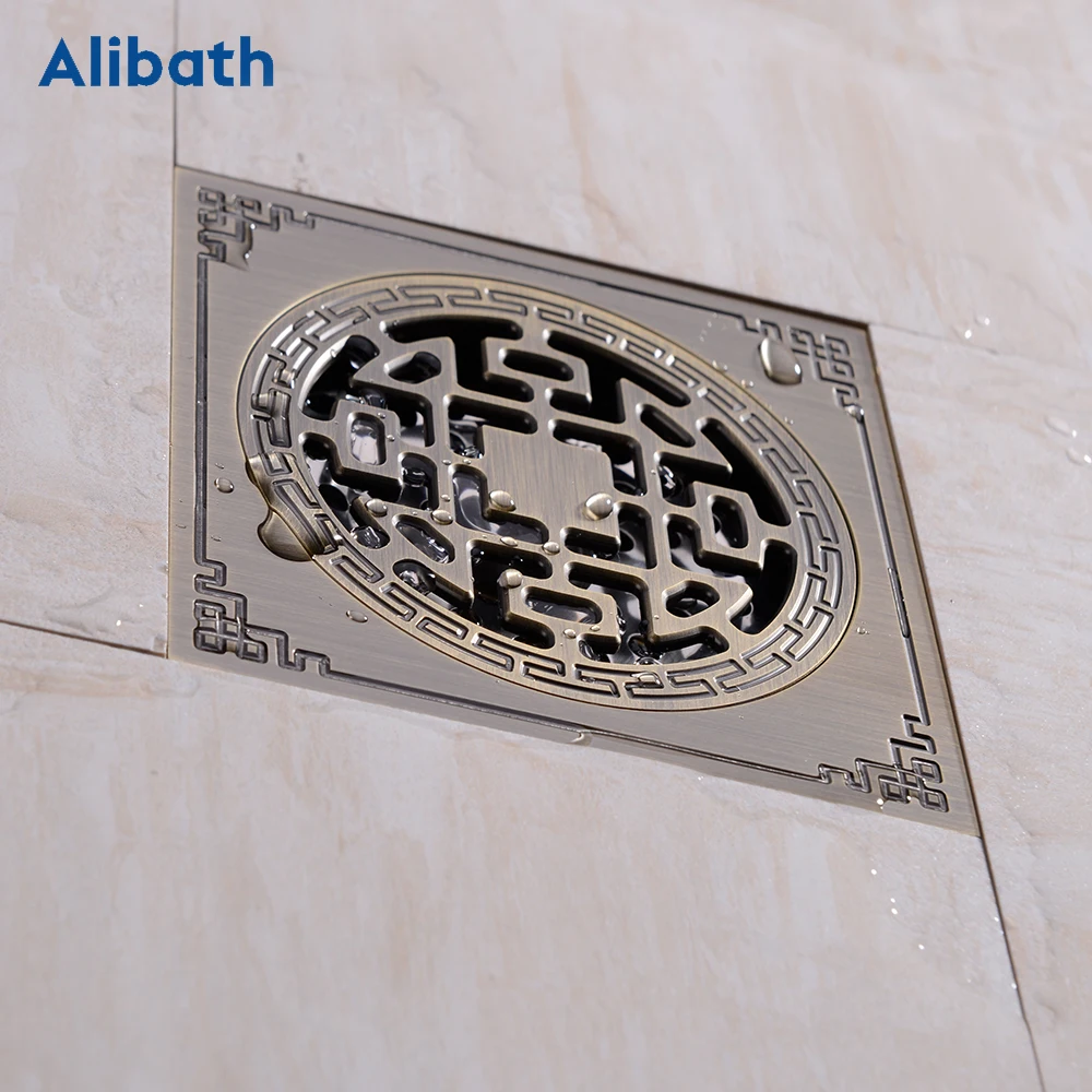 Слив для душа 10*10 см очень большой пола слив ванной комнаты строительный материал