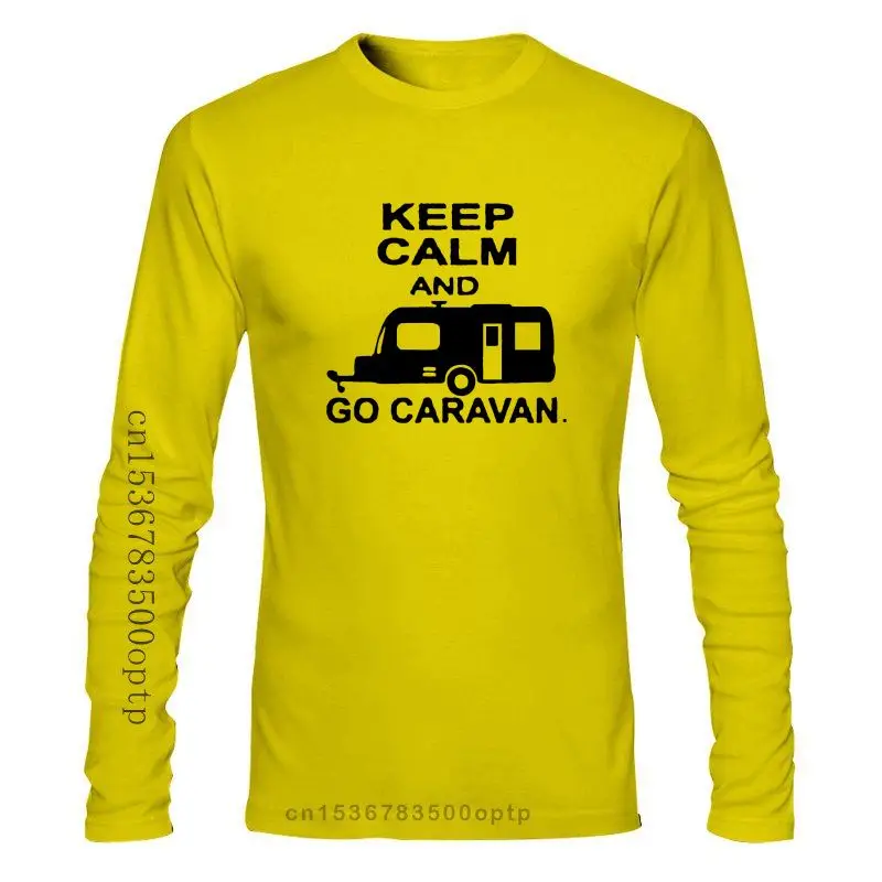 

New CARAVAN.KEEP CALM. and GO CARAVAN. CAMPING LOGO. Mens T SHIRT.HUMOUR