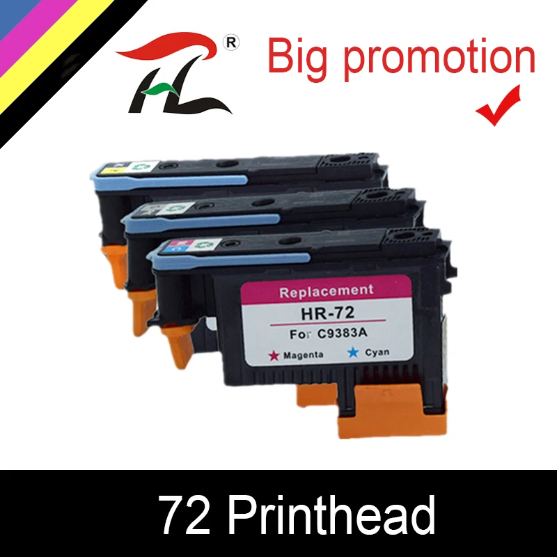 Печатающая головка HTL C9380A C9383A C9384A для HP 72 DesignJet T1100 T1120 T1120ps T1200 T1300 T1300ps T2300 T610 T770