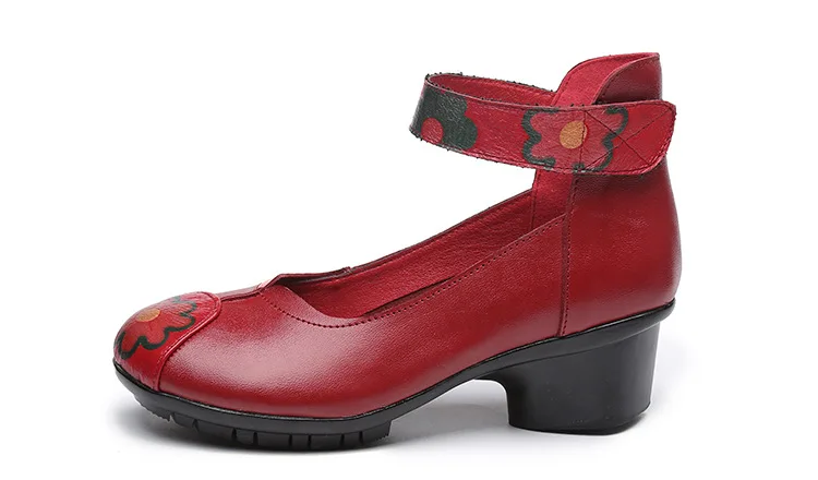 

GKTINOO Spring Summer Shoes Woman Genuine Leather Round Toe Sandals Casual Flats Women Shoes 2019 New Fashion Women Sandals