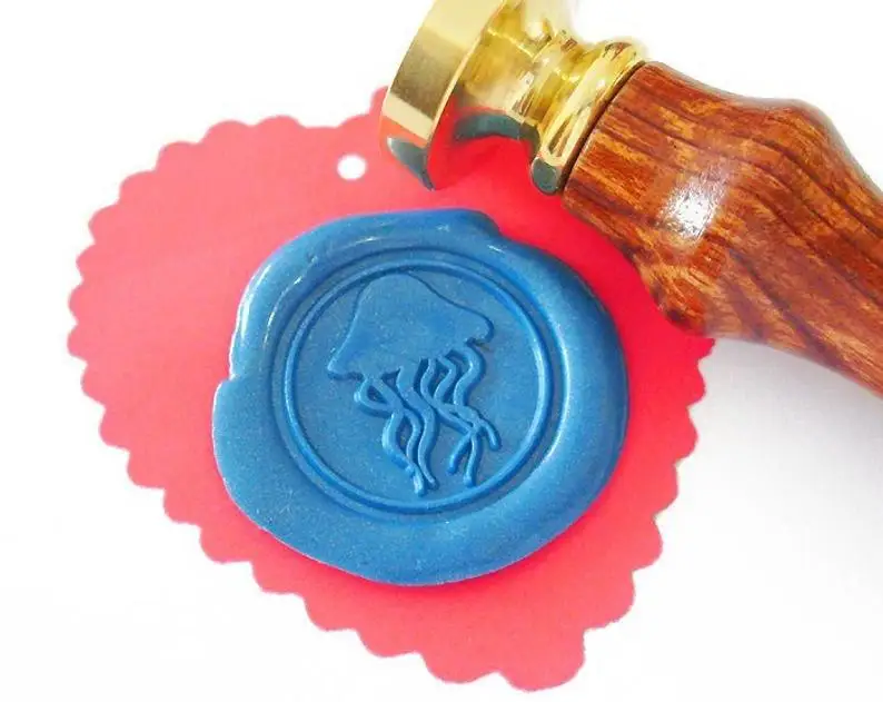 Морской Желейный штамп с принтом медузы свадебные приглашения день рождения