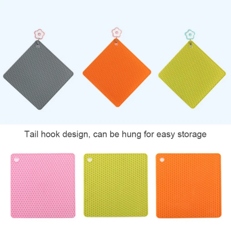 Силиконовый коврик для горшков Подставка столовых приборов многофункциональные