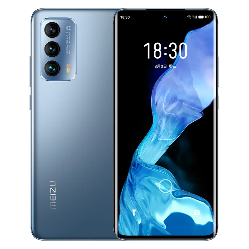 Быстрая доставка DHL Meizu 18 5G смарт телефон Snapdragon 888 64.0MP Экран отпечатков пальцев 6 2