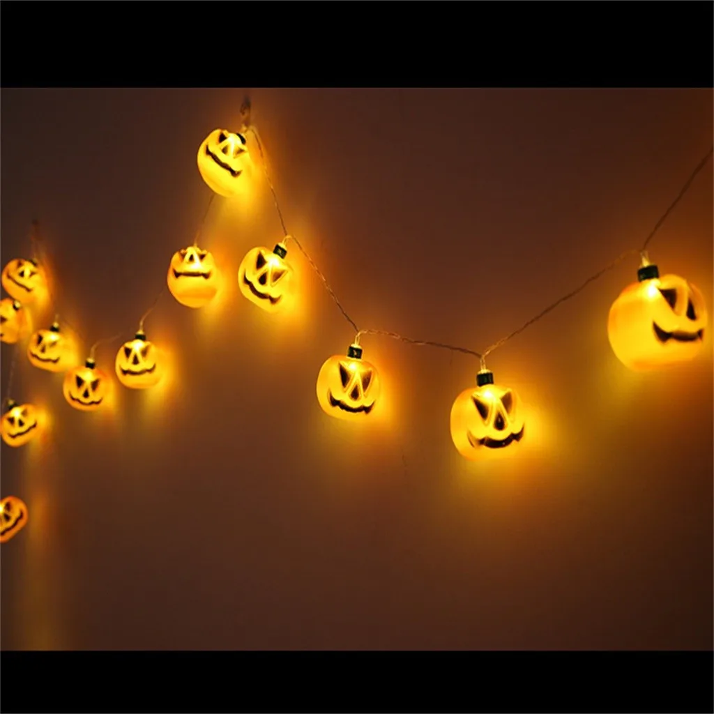 

COMPUDA Halloween Pumpkin Lights LED String Lights Halloween Decoration Props